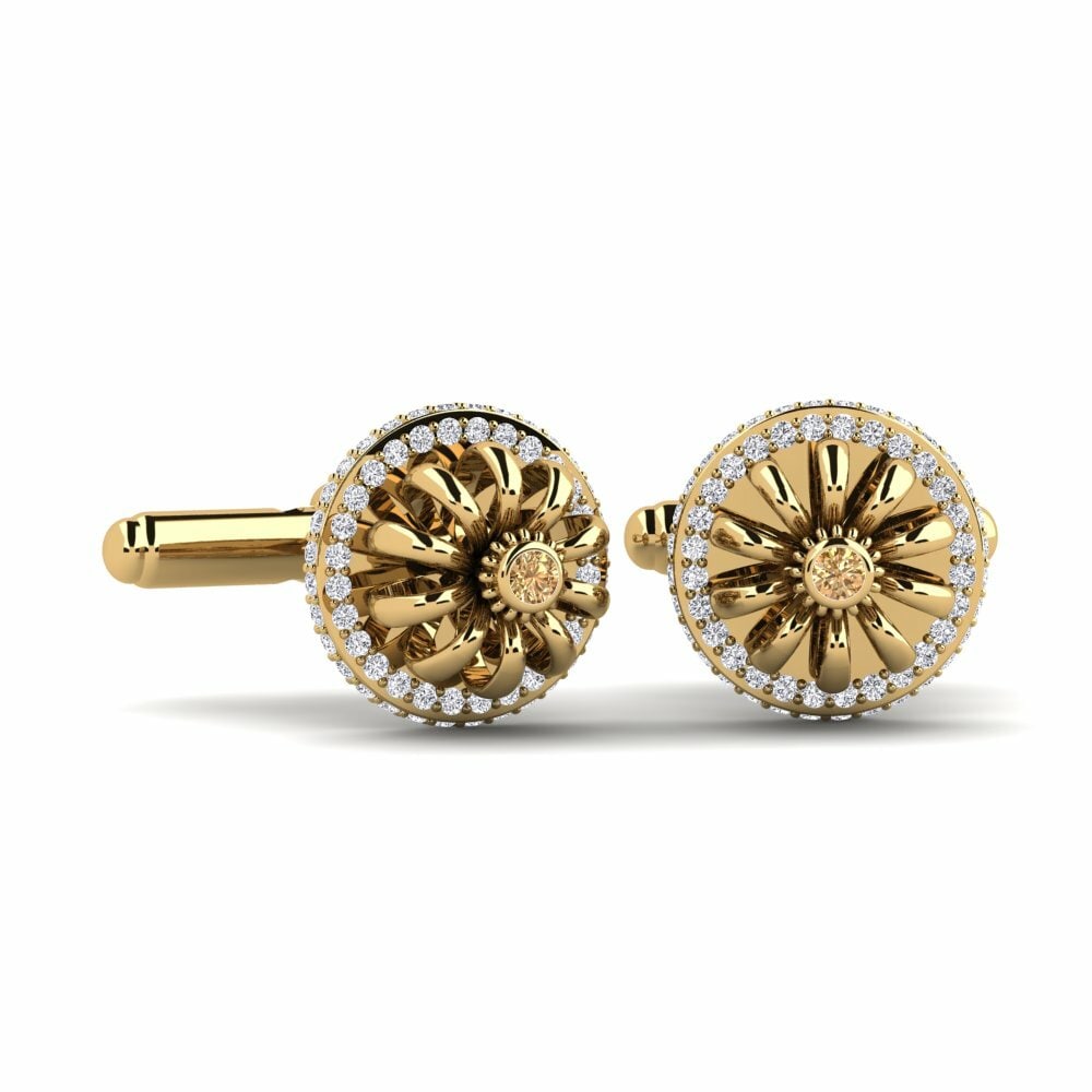 Brown Diamond Cufflink Babylas