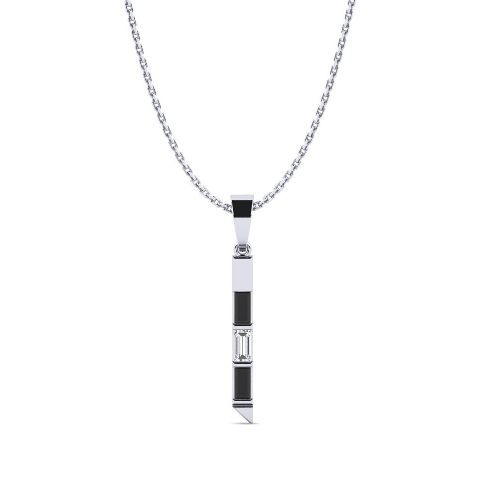 Black Sapphire Women's Pendant Bacharu