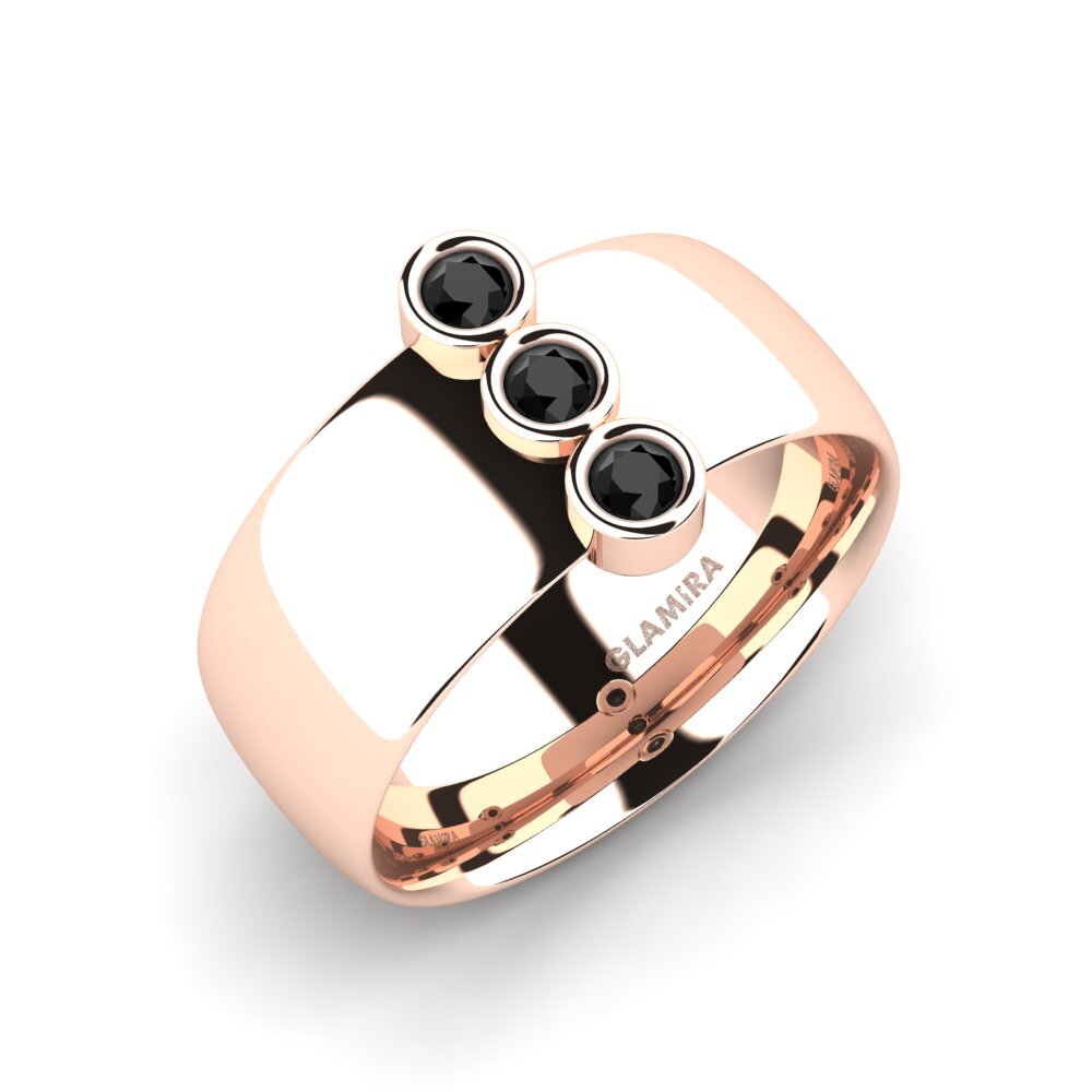 Schwarzer Diamant Ring Badet