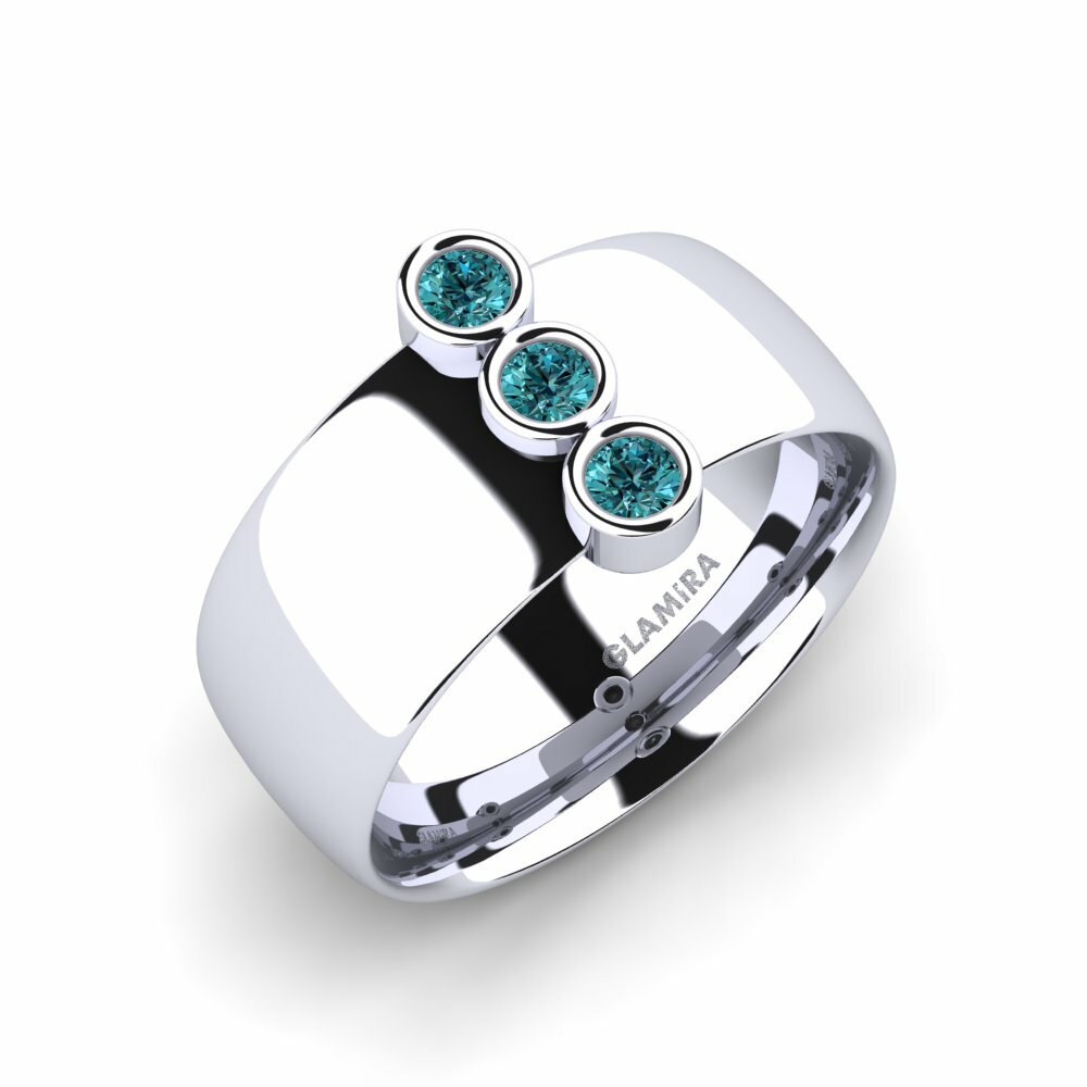 Blue Diamond Ring Badet