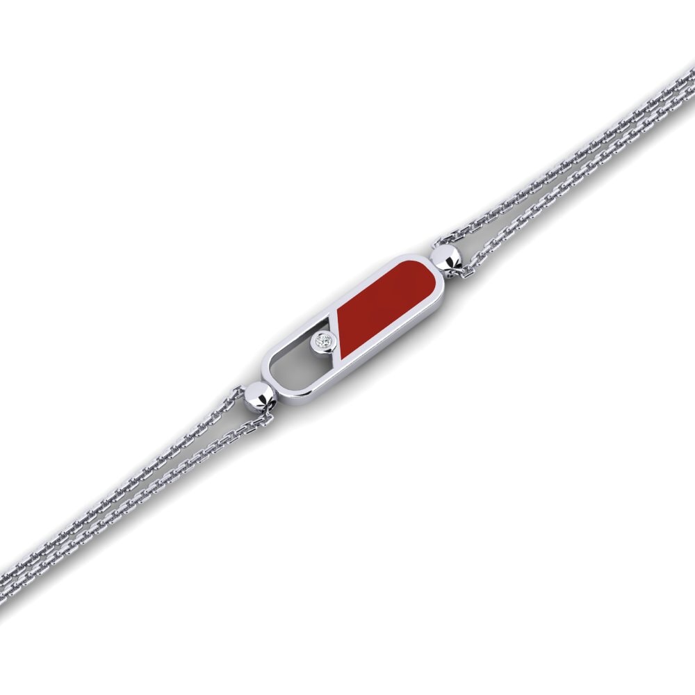 White Silver Women's Bracelet Baffusi