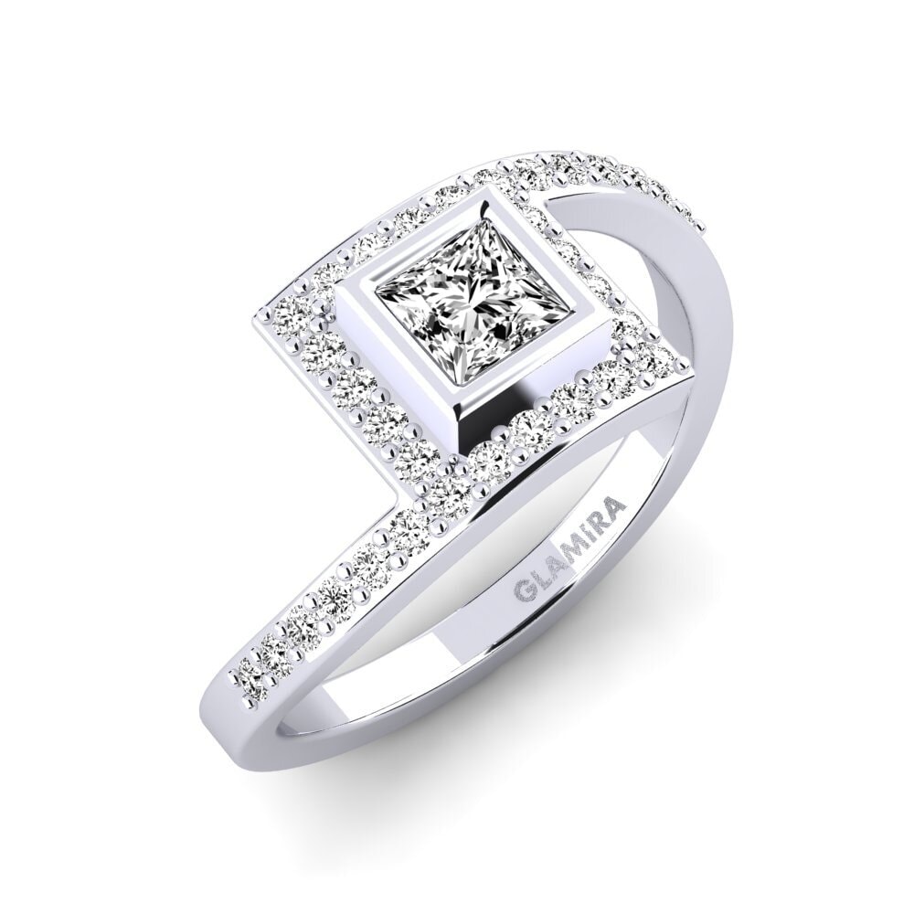 Moissanite Engagement Ring Bagur