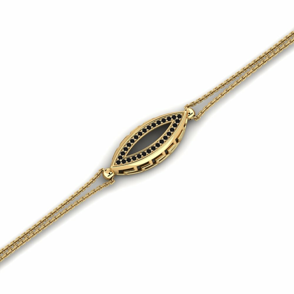 Onyx Noir Bracelet pour femme Bajsewa