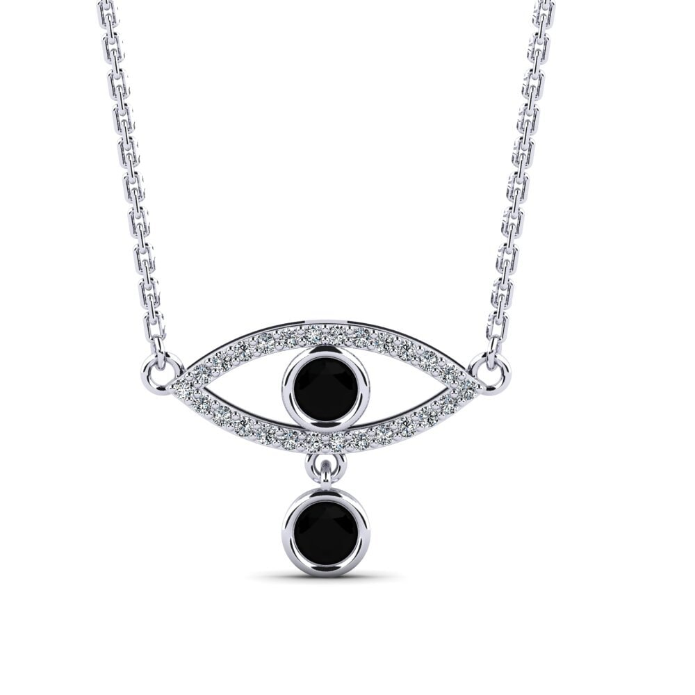 Zafiro negro Collar de Mujer Balgair