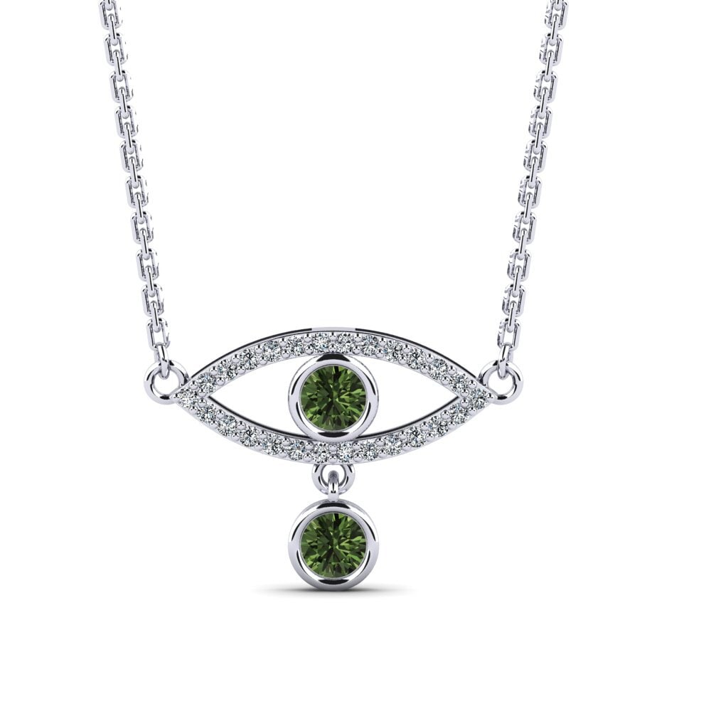 Green Sapphire Women's Necklace Balgair