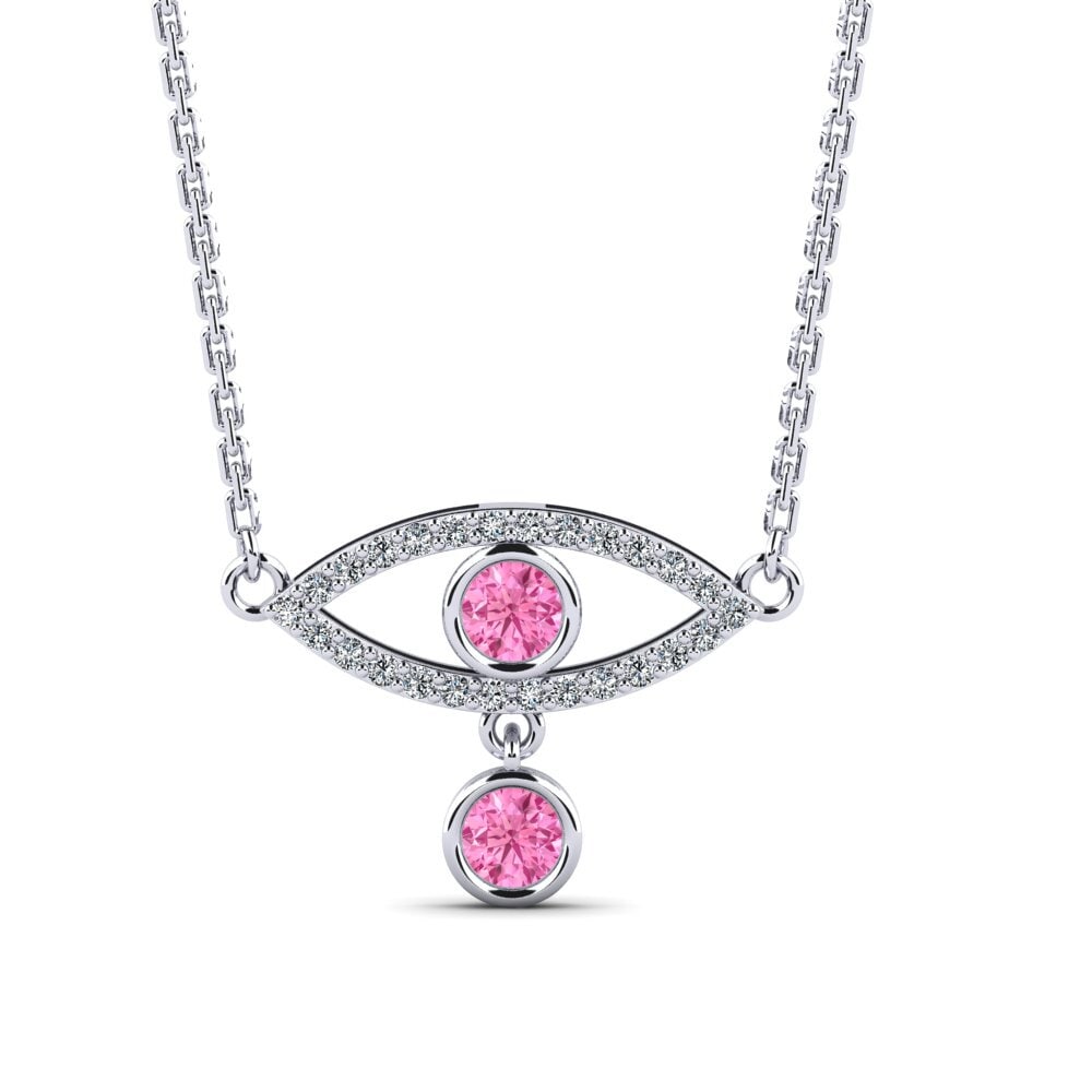 Pink Sapphire Women's Necklace Balgair