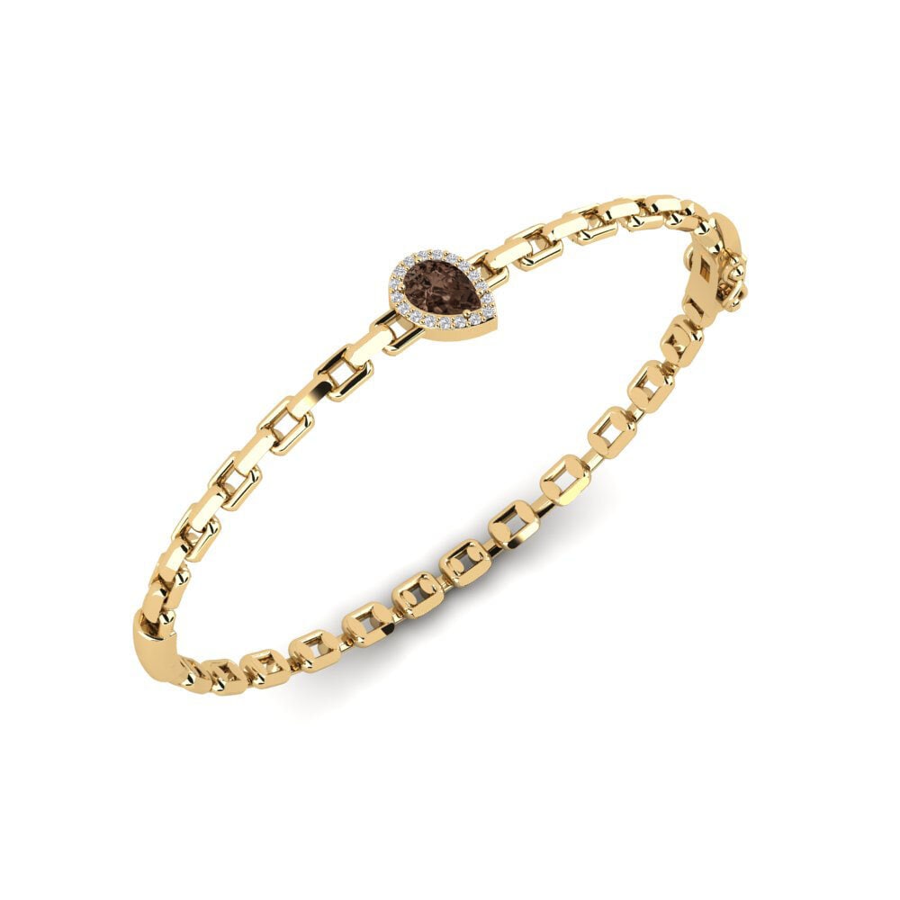 Smoky Quartz SYLVIE Bangle Baliotsua