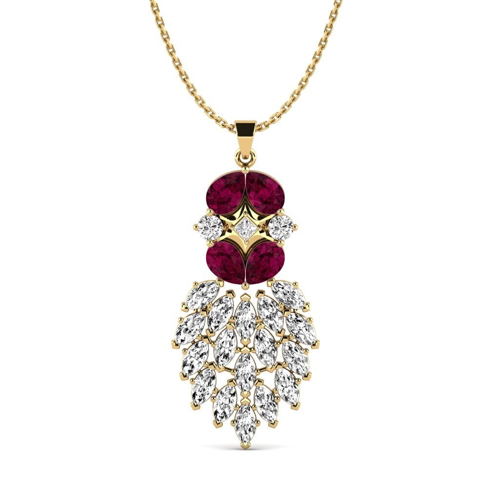 Rhodolite Garnet Women's Pendant Baratti