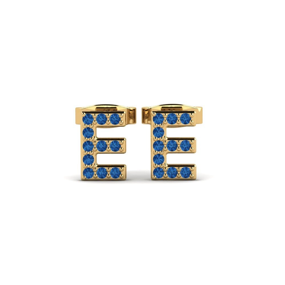 Dark Blue Zirconia Women's Earring Barbra E