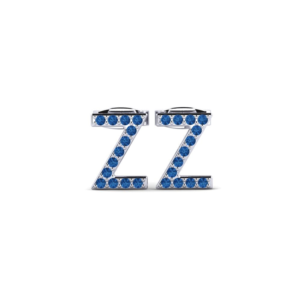 Dark Blue Zirconia Women's Earring Barbra Z