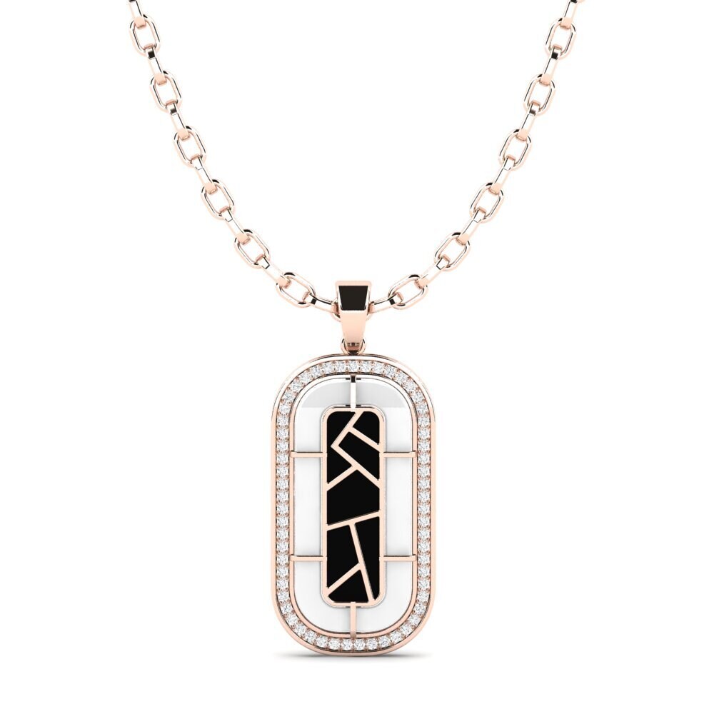 White sapphire Men's Pendant Barney