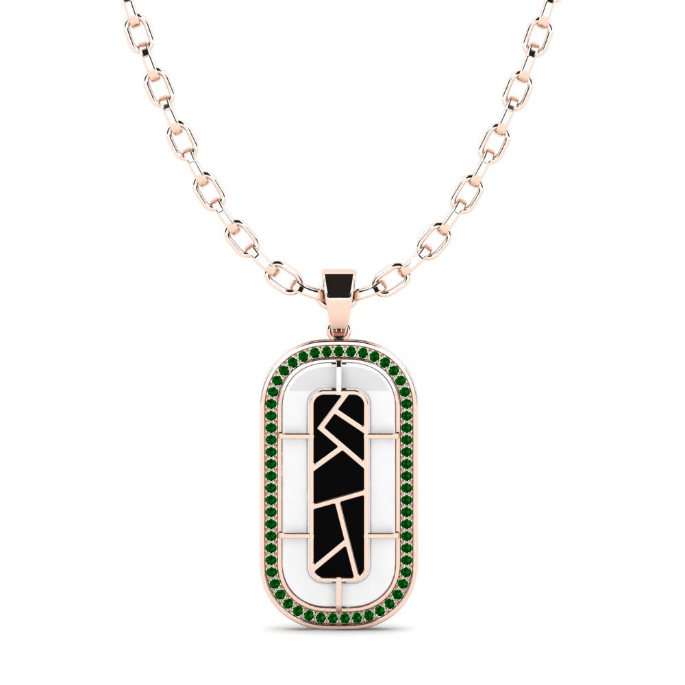 Green Zirconia Men's Pendant Barney