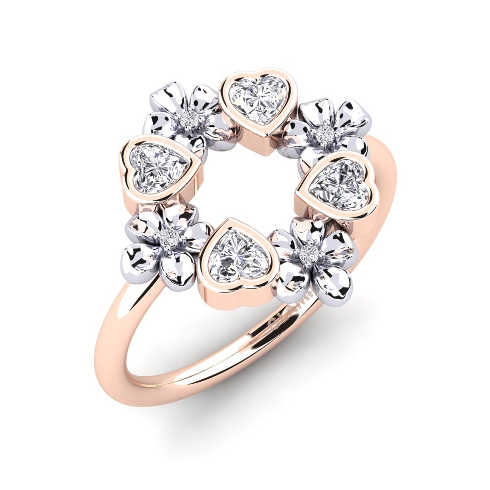 Herz Labor-gezüchteter Diamant Ring Barque