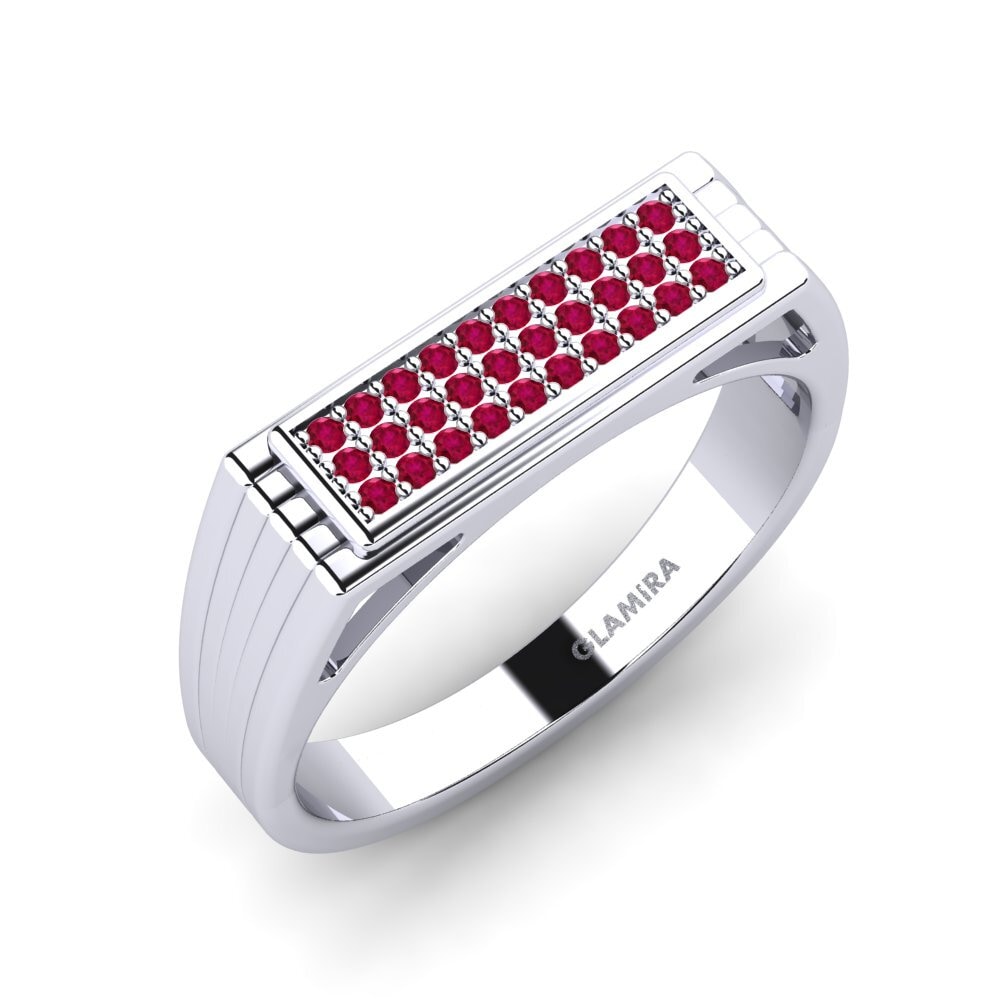 Rubí Anillo de Hombre Barrymore