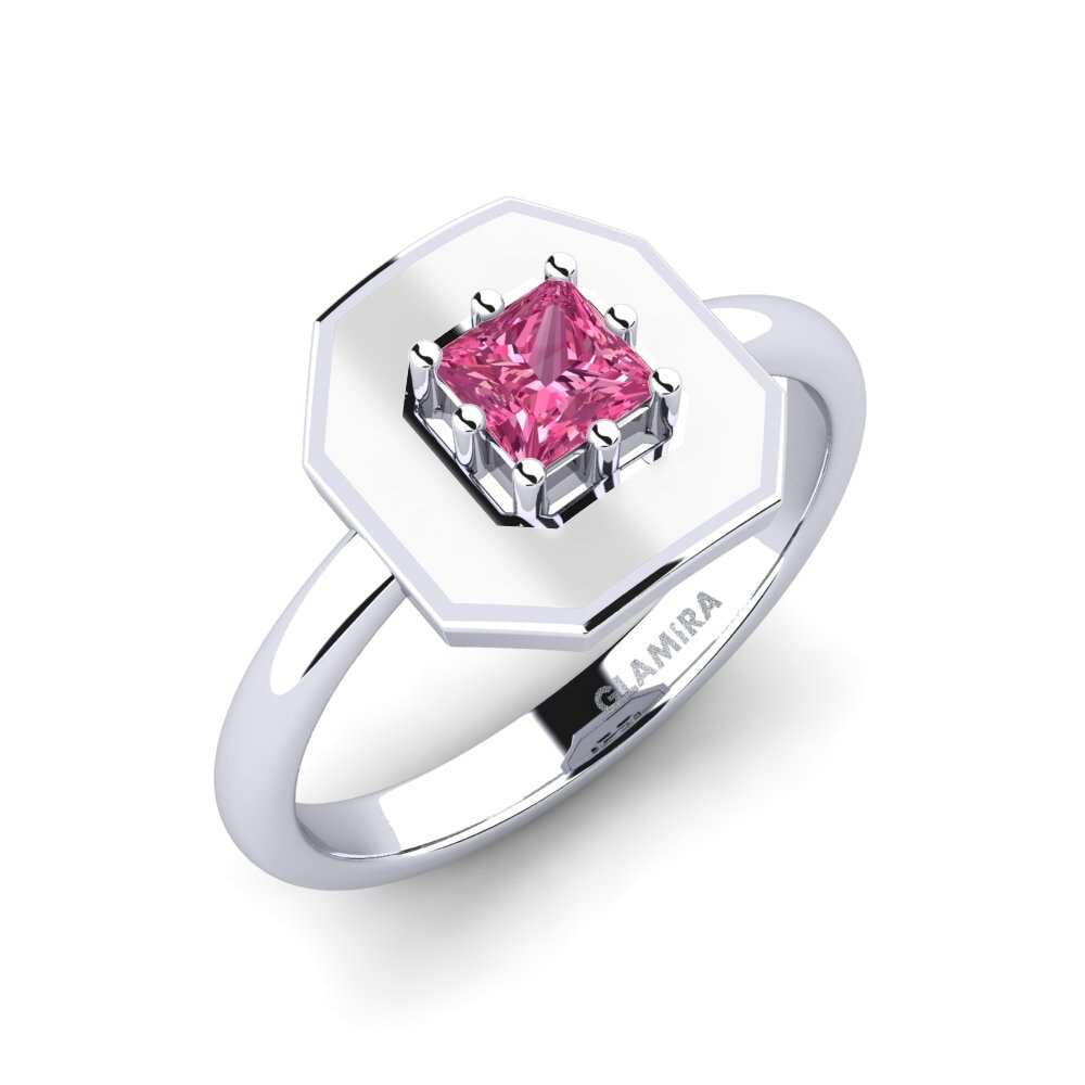 Rosa Turmalin Ring Bassignac