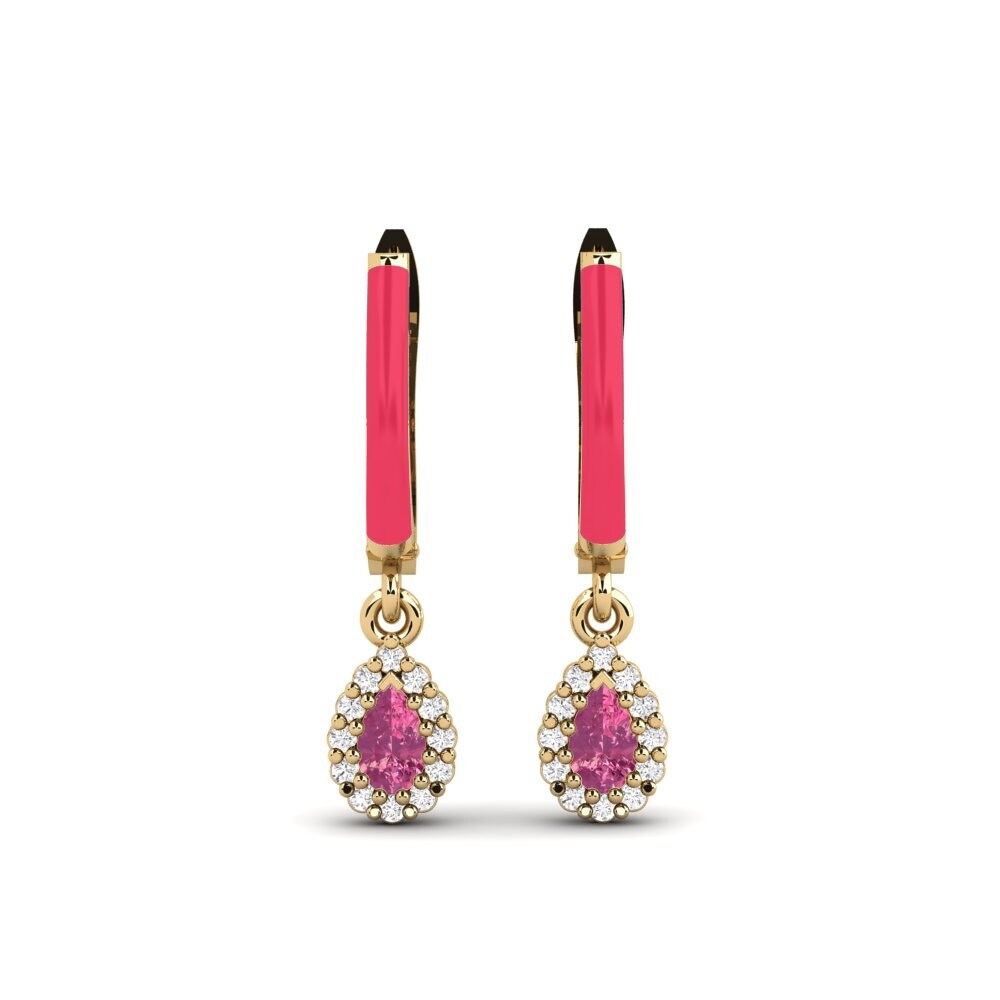 Pink Tourmaline Women's Earring Bathurst
