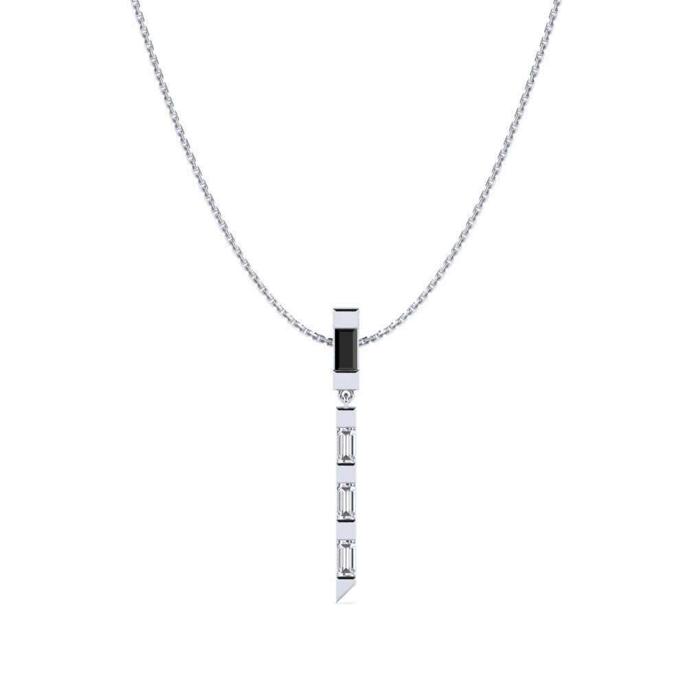 Black Sapphire Women's Pendant Batonas