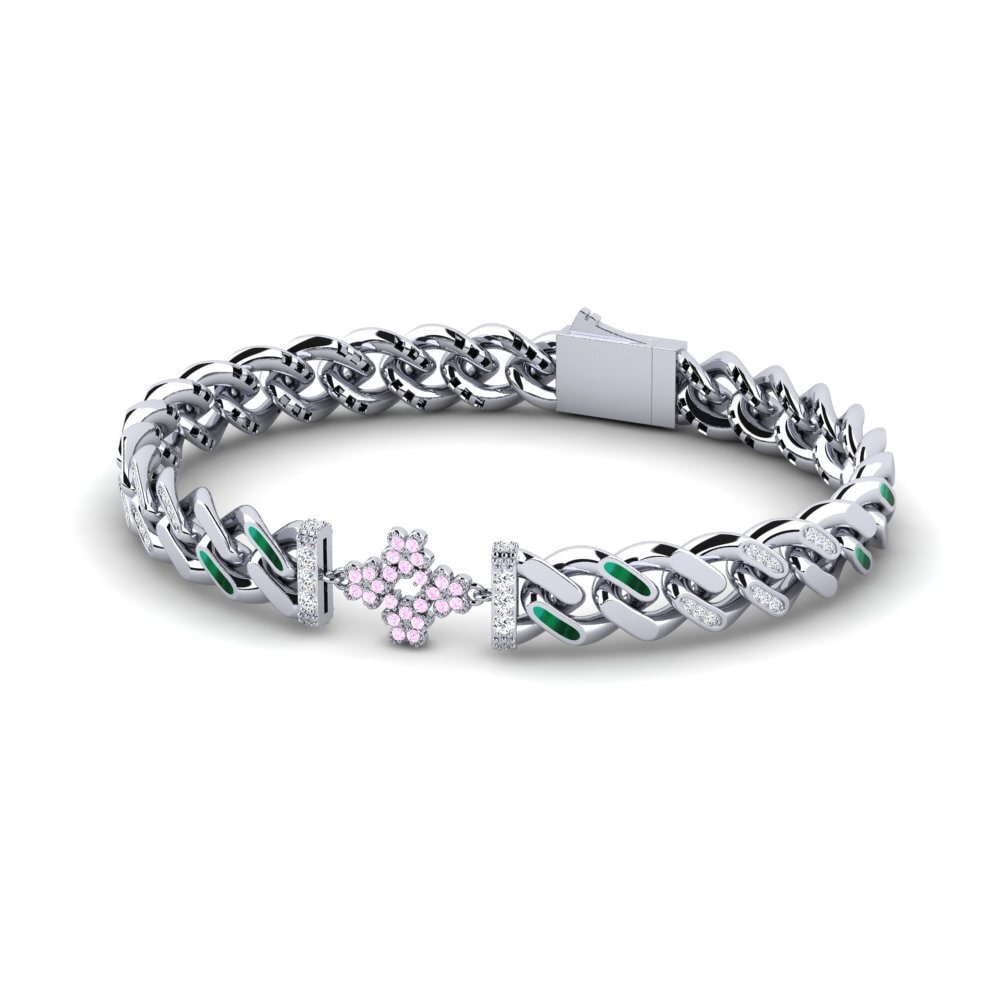 Pink Sapphire Women's Bracelet Battarrea