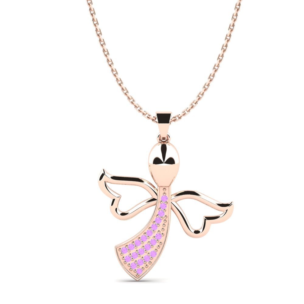Amethyst Damen anhänger Baudelia