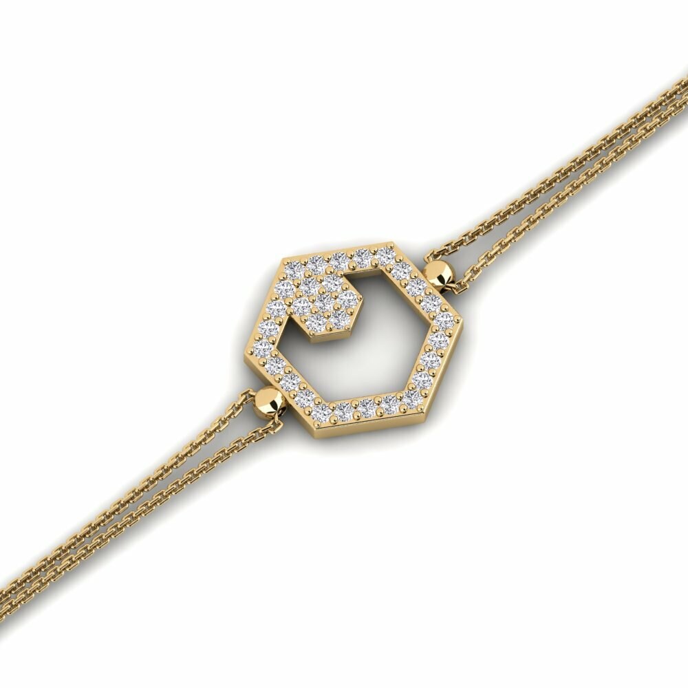 Diamant De Synthèse Bracelet pour femme Baune