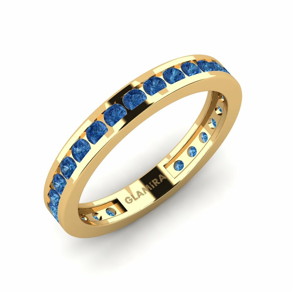 Circonita Azul Oscuro Anillo Bavegels - D