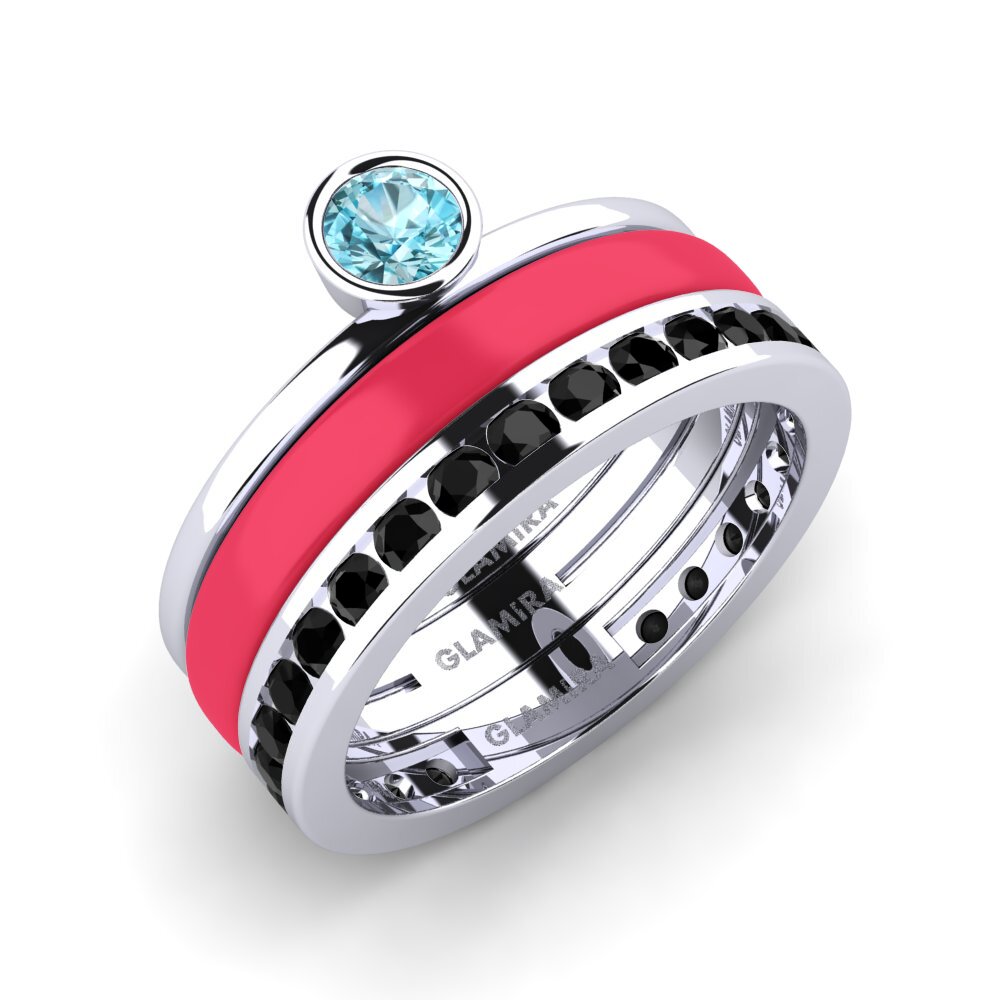 Blue Zircon Ring Bavegels - E