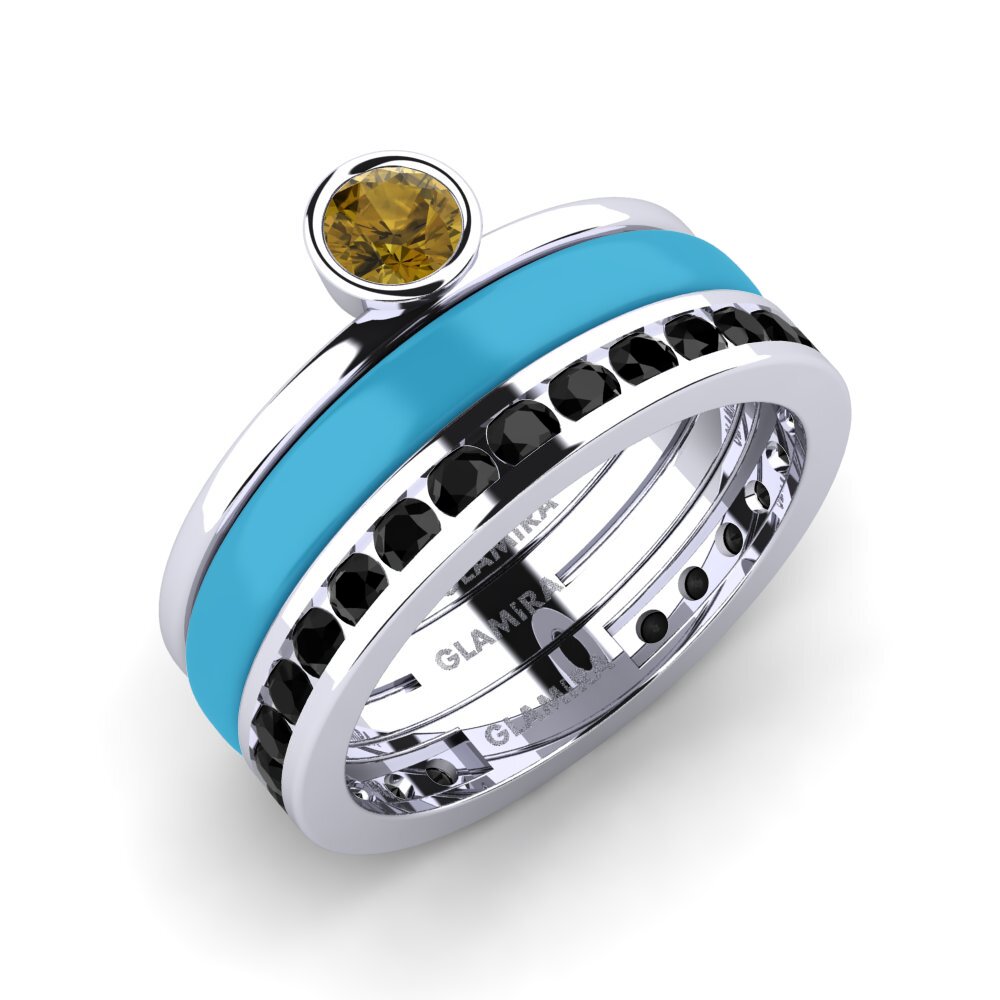 Brown Zircon Ring Bavegels - E