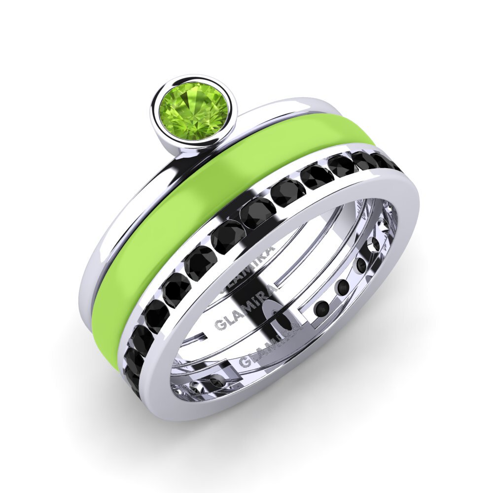 Peridot Ring Bavegels - E