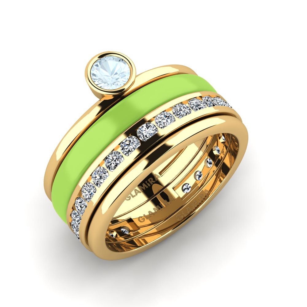 Aquamarine Ring Bavegels - N