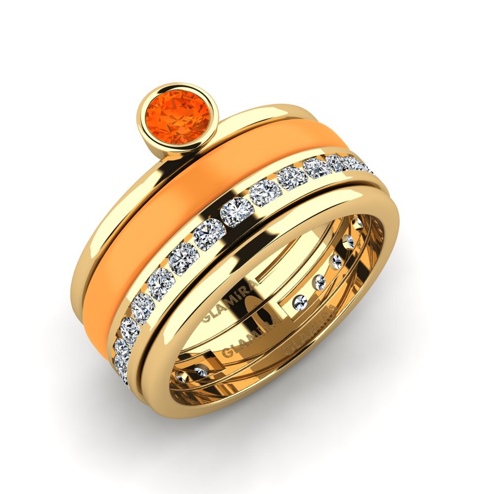 Fire Opal Ring Bavegels - N