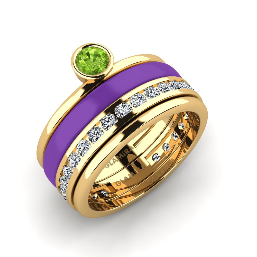 Peridot Ring Bavegels - N