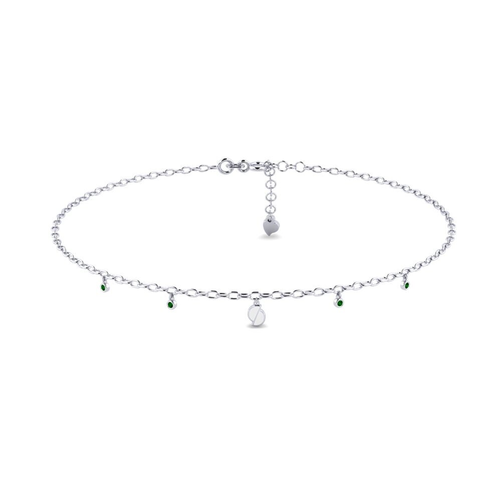 Circonita Verde Tobillera de mujer Bawtie