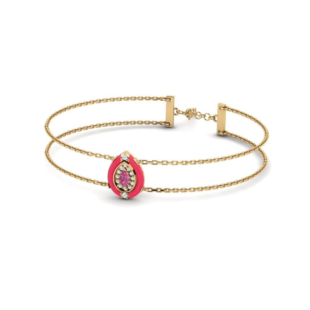 Pink Tourmaline Women's Bracelet Baxley