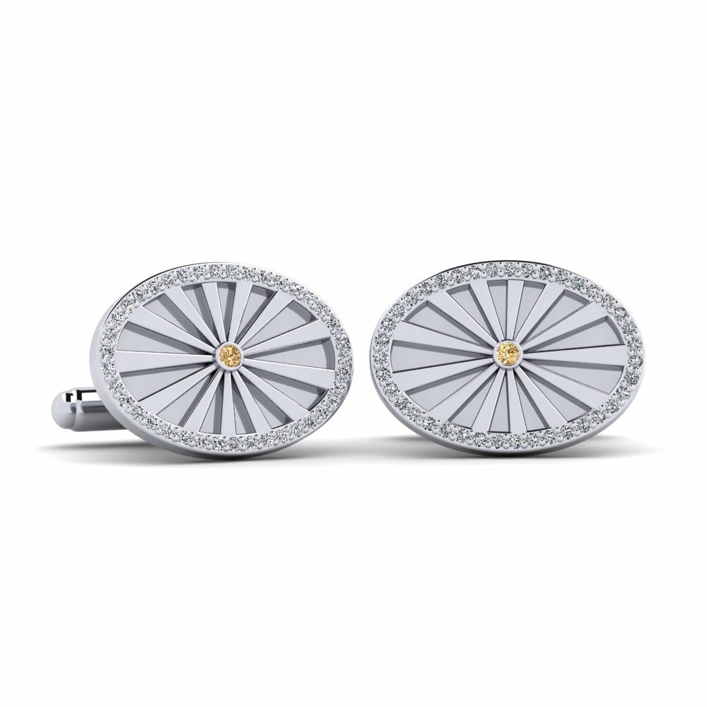 Brown Diamond Cufflink Bayleef