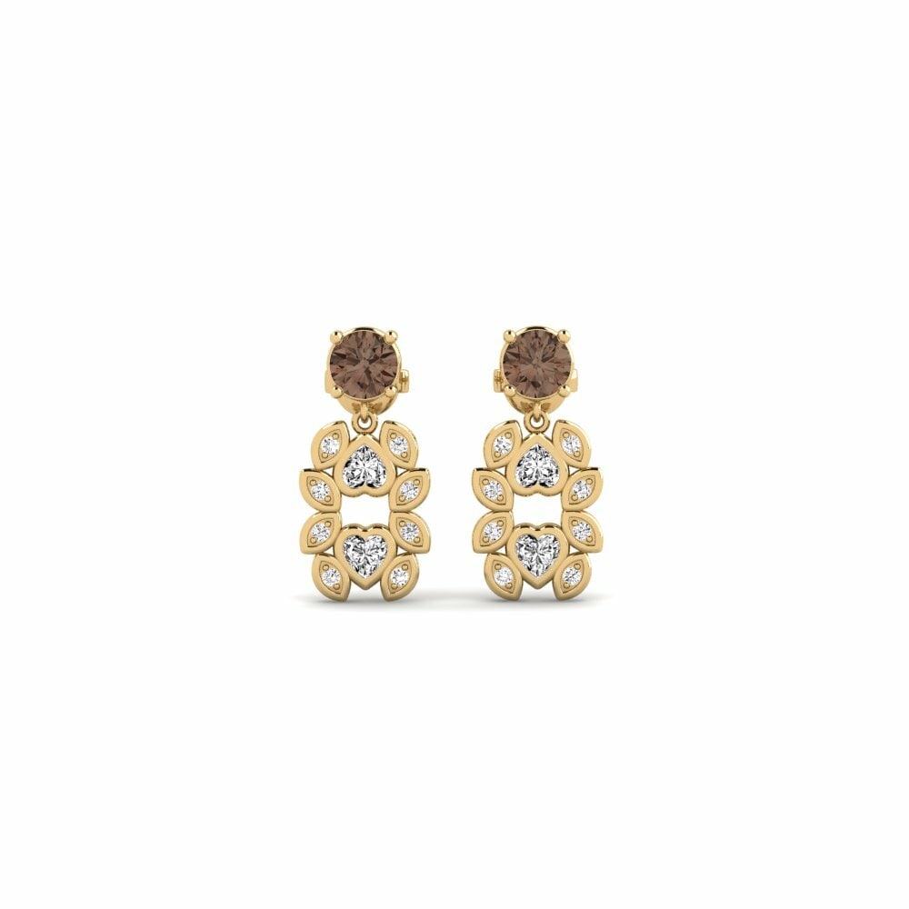 Smoky Quartz Women's Earring Beardcv
