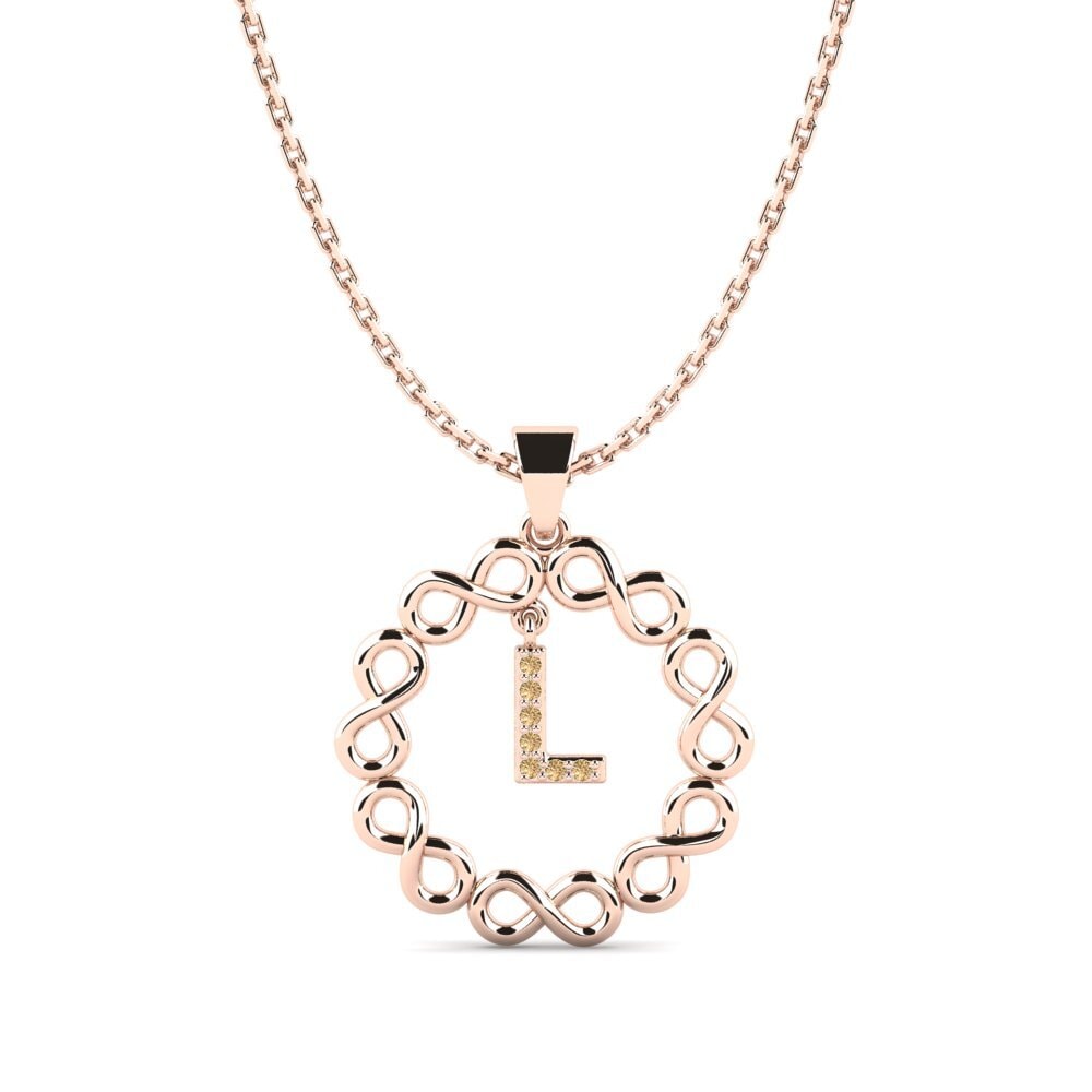 Brauner Diamant Damen anhänger Beatriz - L