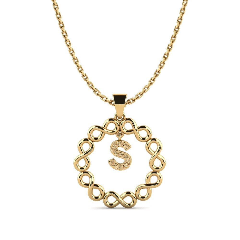 Brauner Diamant Damen anhänger Beatriz - S