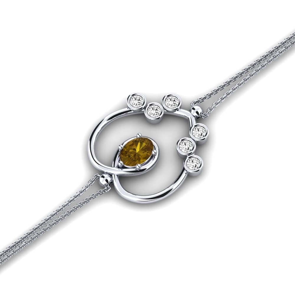 Paladio Circón Marrón Pulsera de Mujer Beattie