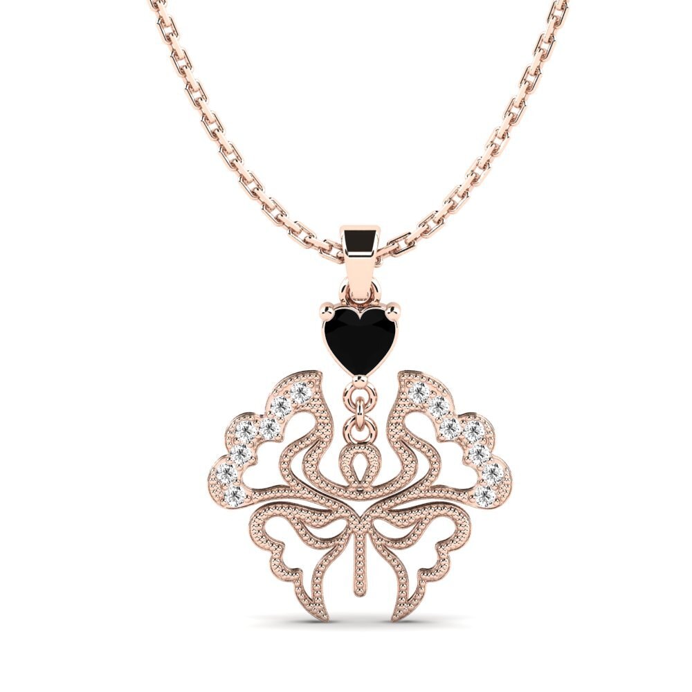 Onyx Noir Pendentif pour femme Beaufordos