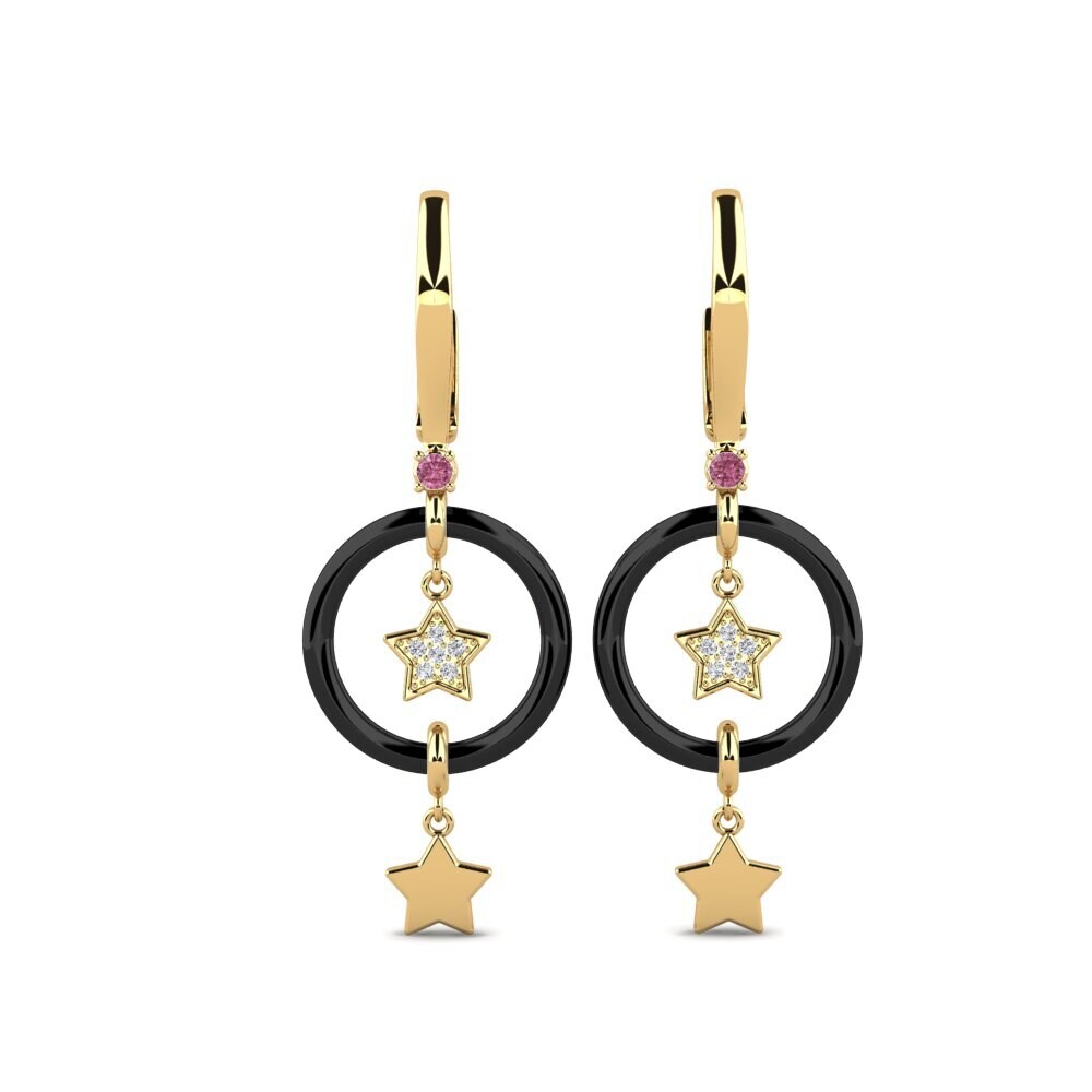 Rhodolite Garnet Women's Earring Beckles