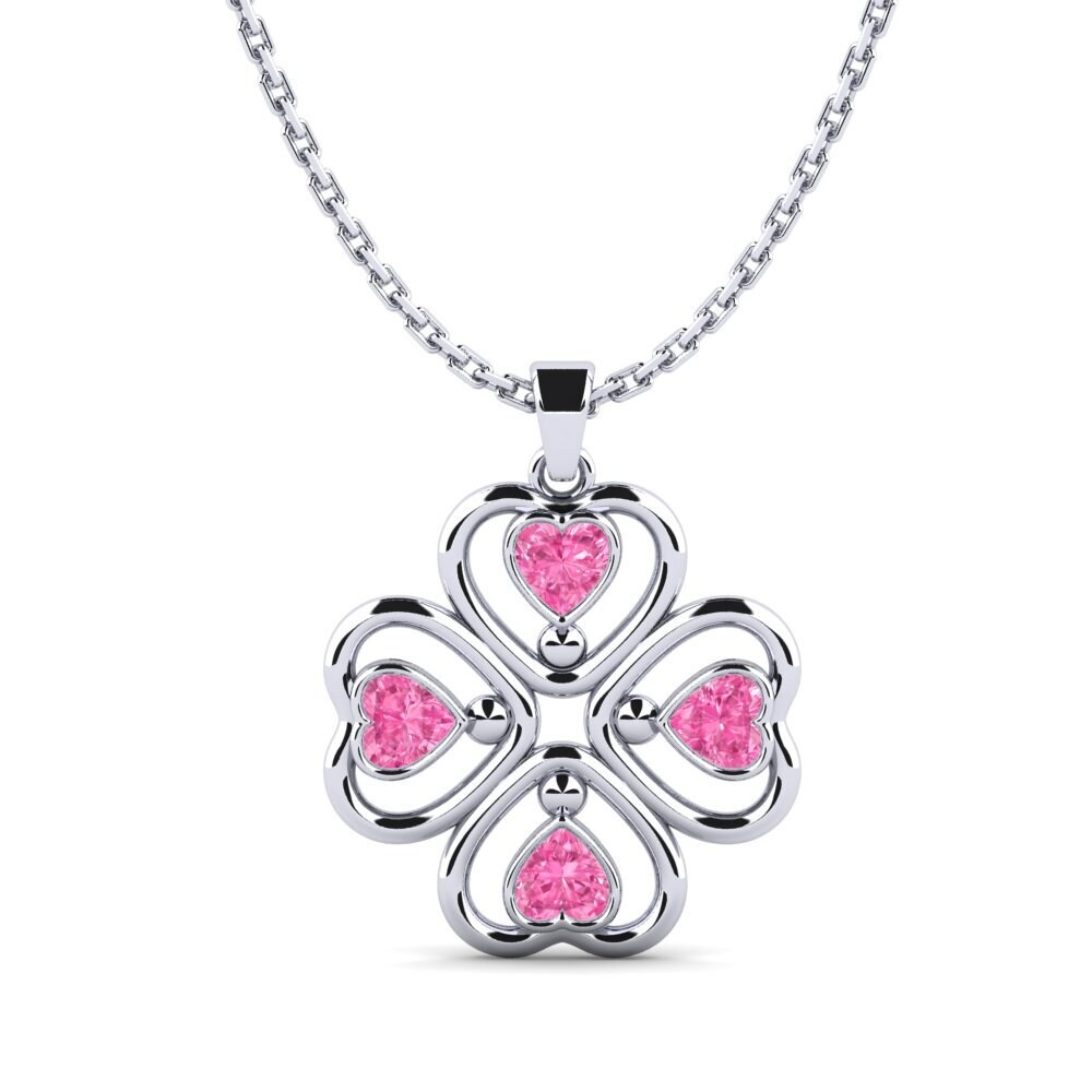 Pink Sapphire Women's Pendant Becrawl