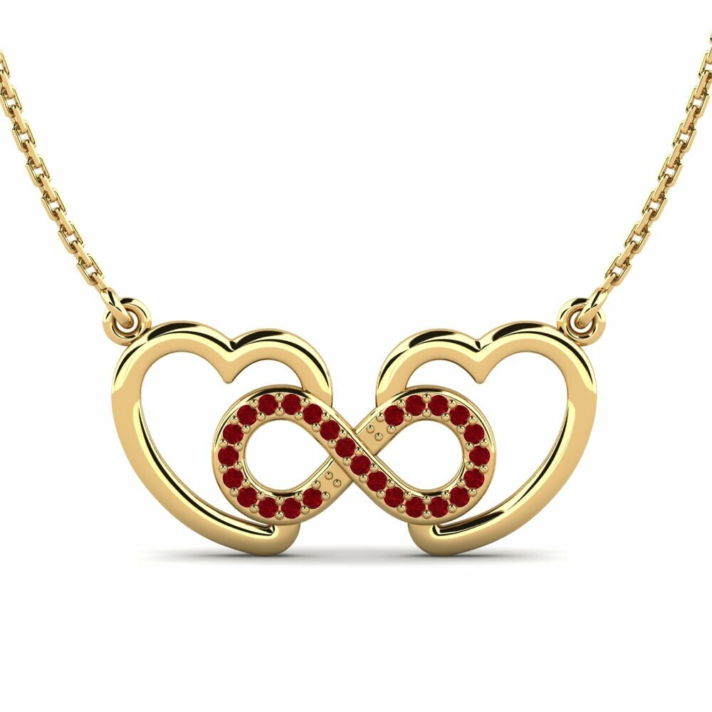 Red Zirconia Women's Necklace Bedelia