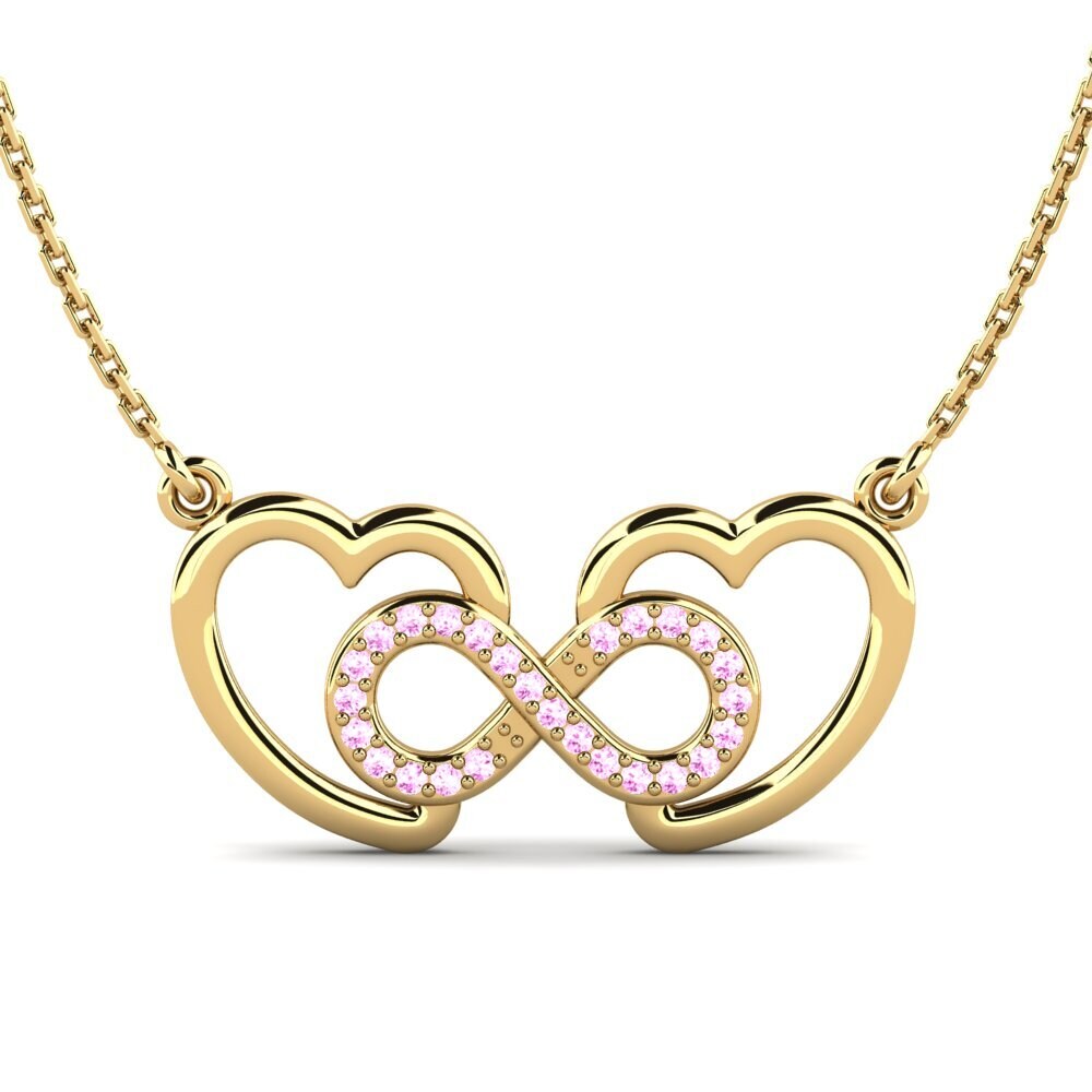 Pink Sapphire Women's Necklace Bedelia