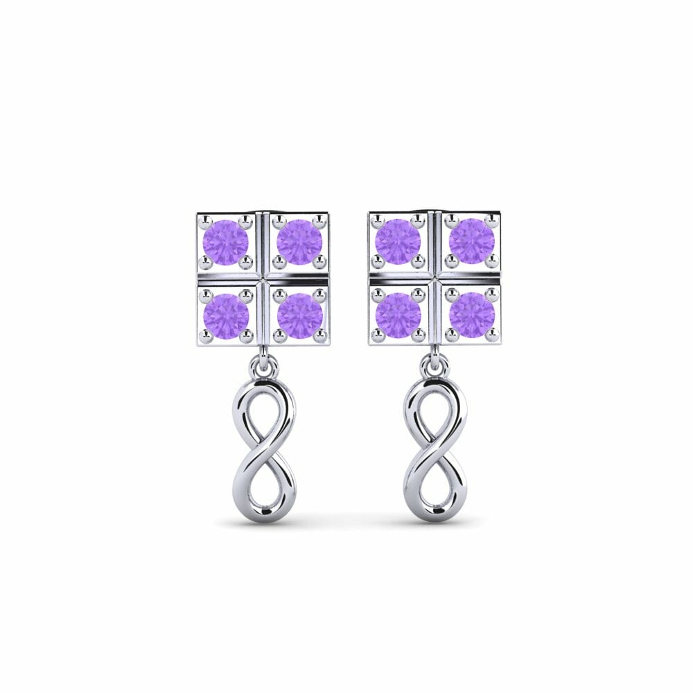 Amethyst Women's Earring Beech