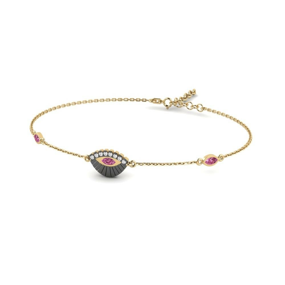 Rhodolite Garnet Women's Bracelet Begizta
