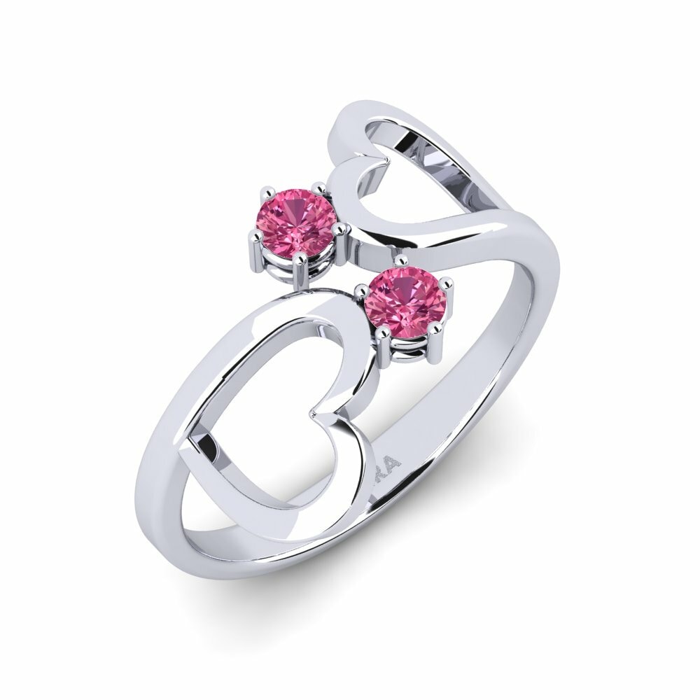 Turmalina rosa Anillo Behrens