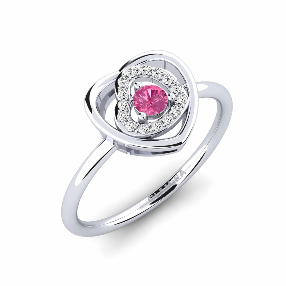 Turmalina rosa Anillo Belenos