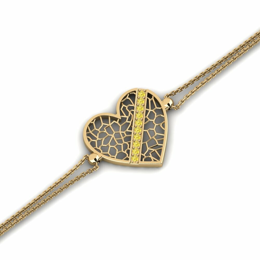 Saphir Jaune Bracelet pour femme Bellac