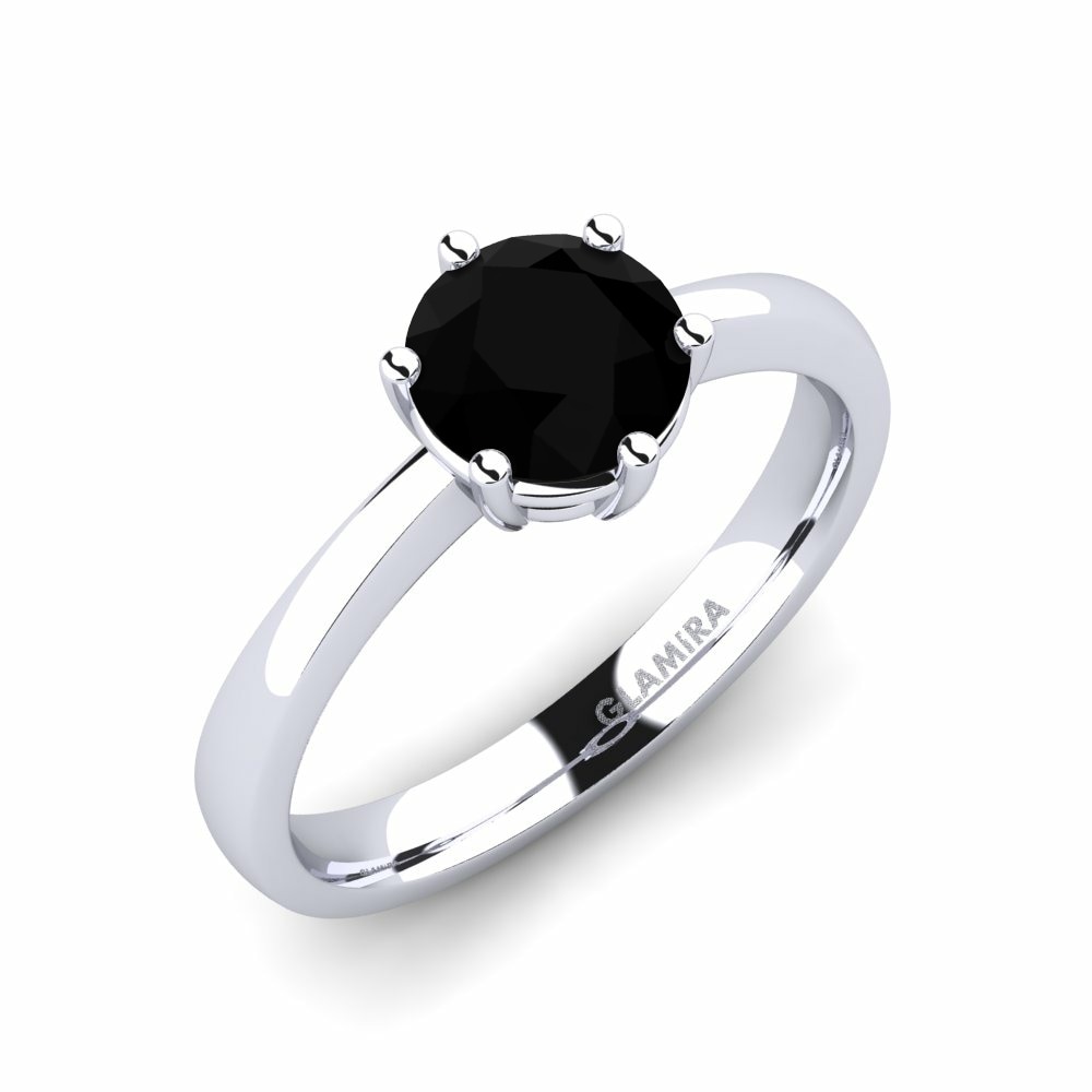 Anillo de compromiso Belva 1.0 crt Diamante Negro