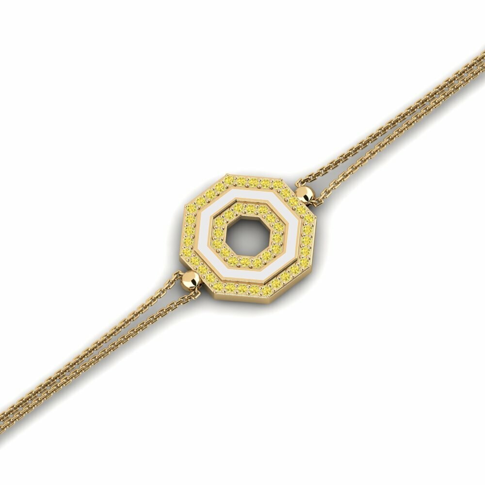 Saphir Jaune Bracelet pour femme Belves